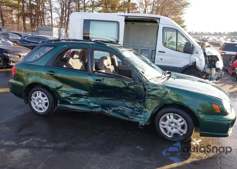 2002 Subaru Impreza 2.5Ts из США, поврежденный, VIN JF1GG65572H819390